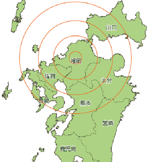 対応エリア地図